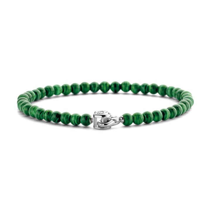 Ti Sento Malachite Bead Bracelet - Michael Jones Jeweller
