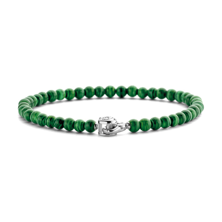 Ti Sento Malachite Bead Bracelet