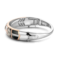 Ti Sento Geometric Arrow Onyx Grey Stone and Cubic Zirconia Bracelet - Michael Jones Jeweller