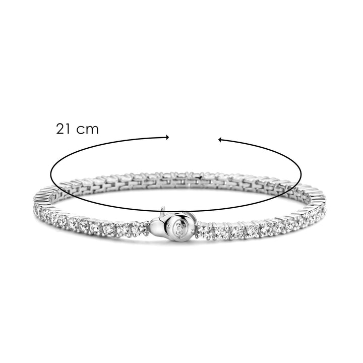 Ti Sento Cubic Zirconia Tennis Bracelet - Michael Jones Jeweller