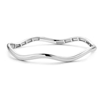 Ti Sento Silver Wave Bangle - Michael Jones Jeweller