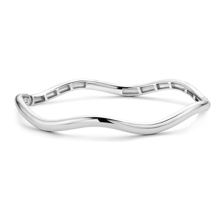 Ti Sento Silver Wave Bangle - Michael Jones Jeweller