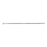 Ti Sento Rainbow Cubic Zirconia Tennis Bracelet