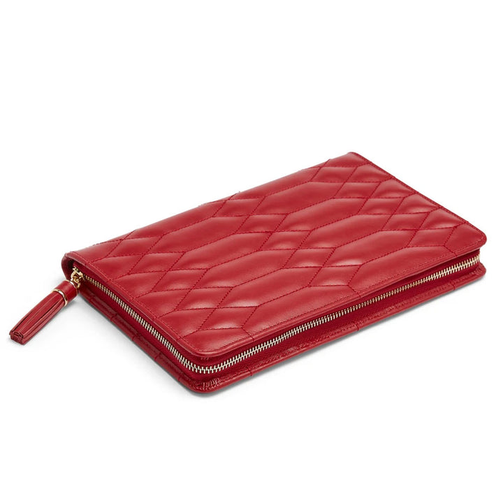 Wolf Caroline Red Large Jewellery Portfolio Case