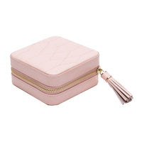 Wolf Caroline Rose Quartz Zip Travel Jewellery Case - Michael Jones Jeweller