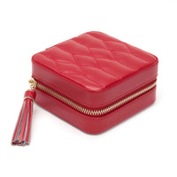 Wolf Caroline Red Zip Travel Jewellery Case - Michael Jones Jeweller
