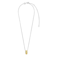 Ti Sento Yellow Gold Plated Clover Patterned Necklace