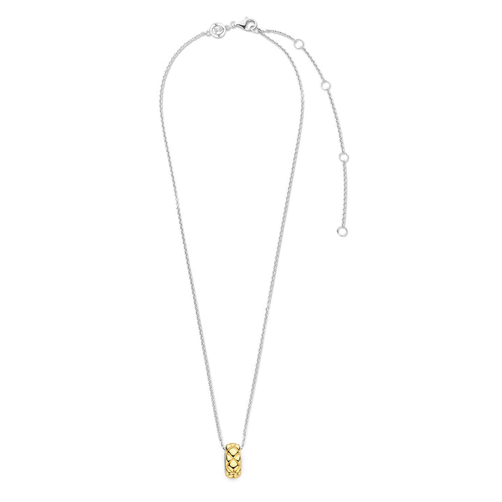 Ti Sento Yellow Gold Plated Clover Patterned Necklace