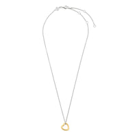 Ti Sento Yellow Gold Plated Heart Necklace