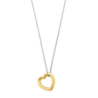 Ti Sento Yellow Gold Plated Heart Necklace - Michael Jones Jeweller