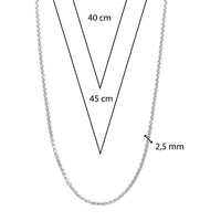 Ti Sento Silver Chain Necklace - Michael Jones Jeweller