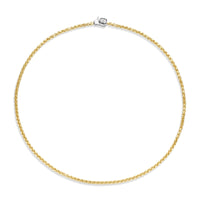 Ti Sento Yellow Gold Plated Chain Necklace