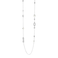 Ti Sento Synthetic Pearl and Mother of Pearl White Rope Link Necklace - Michael Jones Jeweller