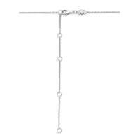 Ti Sento Yellow Gold Plated Synthetic Pearl and Cubic Zirconia Necklace - Michael Jones Jeweller