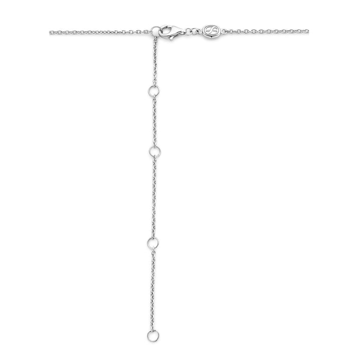 Ti Sento Yellow Gold Plated Synthetic Pearl and Cubic Zirconia Necklace - Michael Jones Jeweller