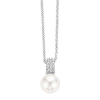 Ti Sento Pearl and Cubic Zirconia Necklace - Michael Jones Jeweller