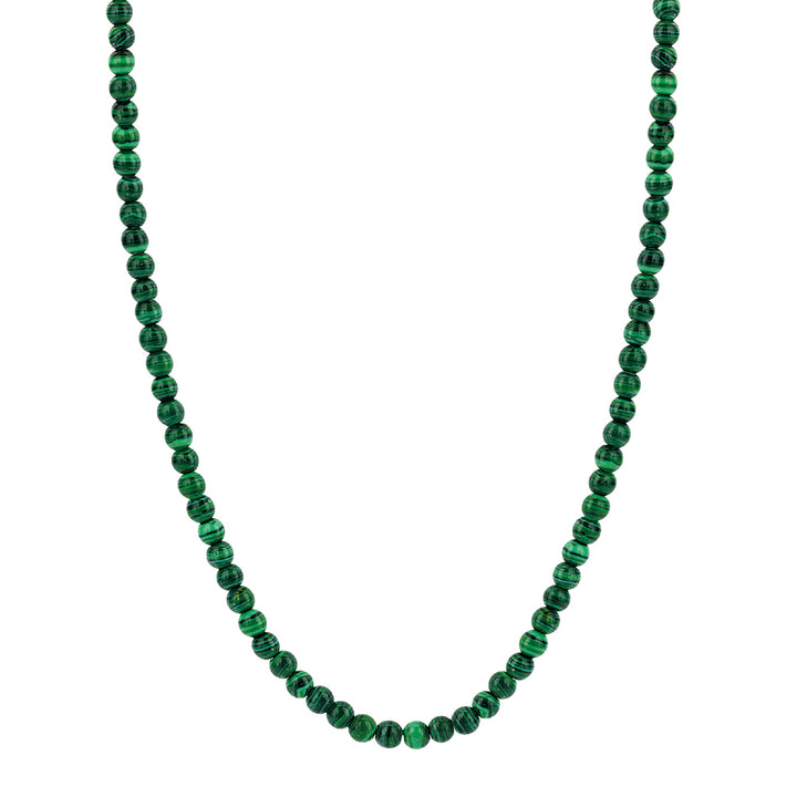 Ti Sento Malachite Green Bead Necklace