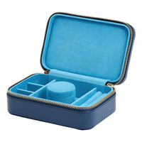 WOLF Sophia Indigo Travel Zip Case - Michael Jones Jeweller