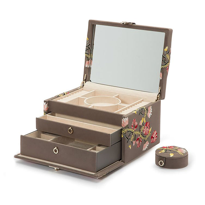 Wolf Zoe Mink Medium Jewellery Box - Michael Jones Jeweller