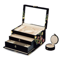 Wolf Zoe Indigo Medium Jewellery Box