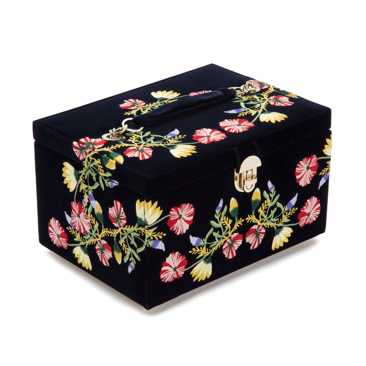 Wolf Zoe Indigo Medium Jewellery Box - Michael Jones Jeweller