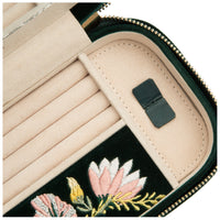Wolf Zoe Forest Green Travel Zip Case - Michael Jones Jeweller