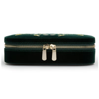 Wolf Zoe Forest Green Travel Zip Case - Michael Jones Jeweller