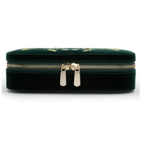 Wolf Zoe Forest Green Travel Zip Case - Michael Jones Jeweller