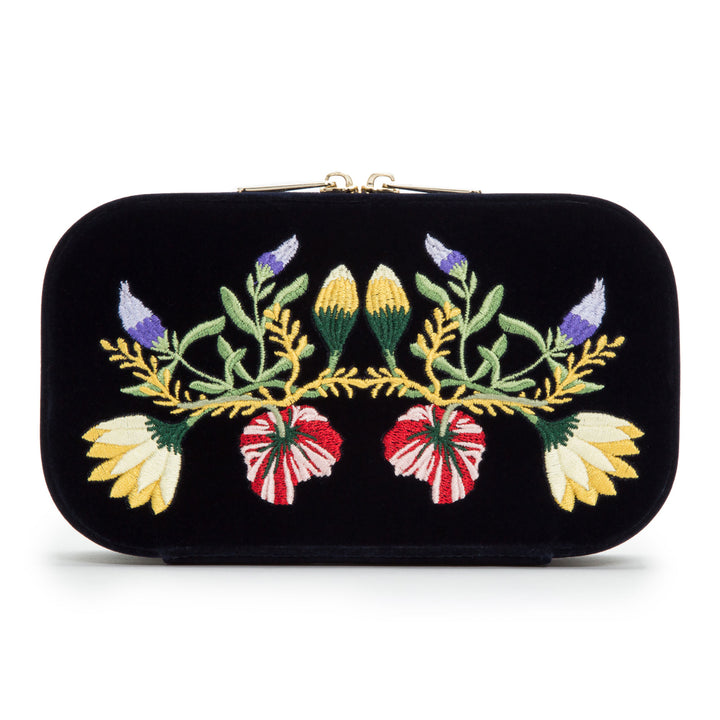 Wolf Zoe Indigo Travel Zip Case - Michael Jones Jeweller