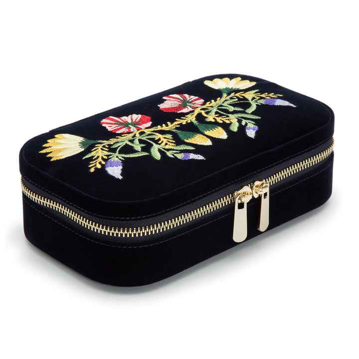 Wolf Zoe Indigo Travel Zip Case - Michael Jones Jeweller