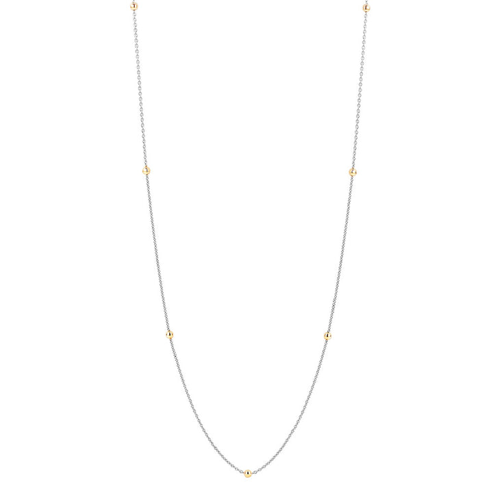 Ti Sento Yellow Gold Plated Bead Motif Necklace - Michael Jones Jeweller