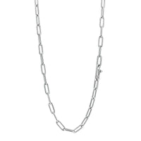 Ti Sento Cubic Zirconia Oval Linked Necklace