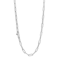 Ti Sento Cubic Zirconia Oval Linked Necklace