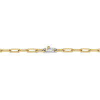 Ti Sento Yellow Gold Plated Oval Linked Necklace - Michael Jones Jeweller