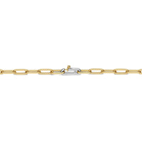 Ti Sento Yellow Gold Plated Oval Linked Necklace - Michael Jones Jeweller
