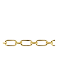 Ti Sento Yellow Gold Plated Oversized Oval Link Necklace - Michael Jones Jeweller