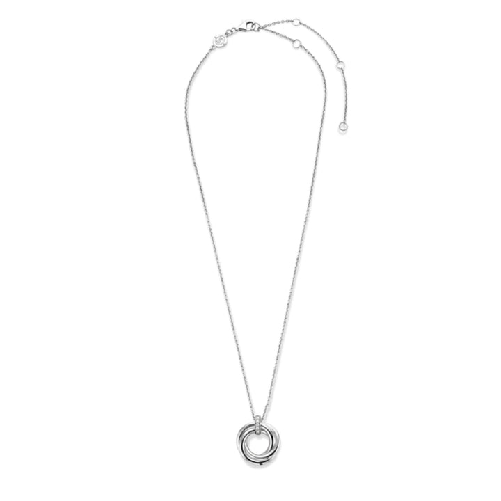 Ti Sento Cubic Zirconia Knot Necklace