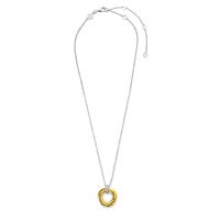 Ti Sento Cubic Zirconia Yellow Gold Plated Knot Necklace