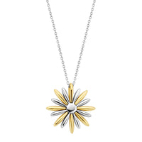 Ti Sento Yellow Gold Plated Mother of Pearl and Cubic Zirconia Star Necklace - Michael Jones Jeweller