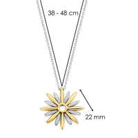 Ti Sento Yellow Gold Plated Mother of Pearl and Cubic Zirconia Star Necklace - Michael Jones Jeweller