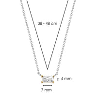 Ti Sento Cubic Zirconia Necklace