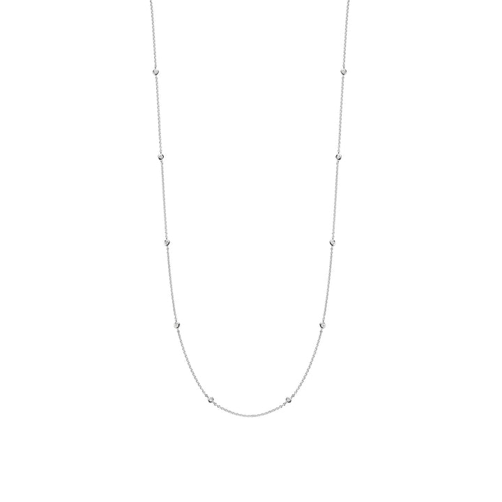 Ti Sento Cubic Zirconia Station Necklace 3978ZI