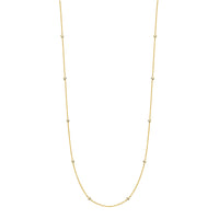 Ti Sento Yellow Gold Plated Cubic Zirconia Station Necklace - Michael Jones Jeweller