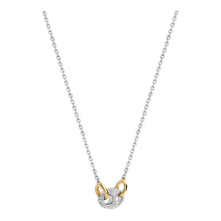 Ti Sento Cubic Zirconia Coffee Bean Necklace 3986ZY