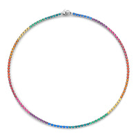 Ti Sento Rainbow Cubic Zirconia Necklace