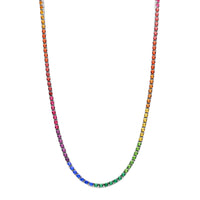 Ti Sento Rainbow Cubic Zirconia Necklace