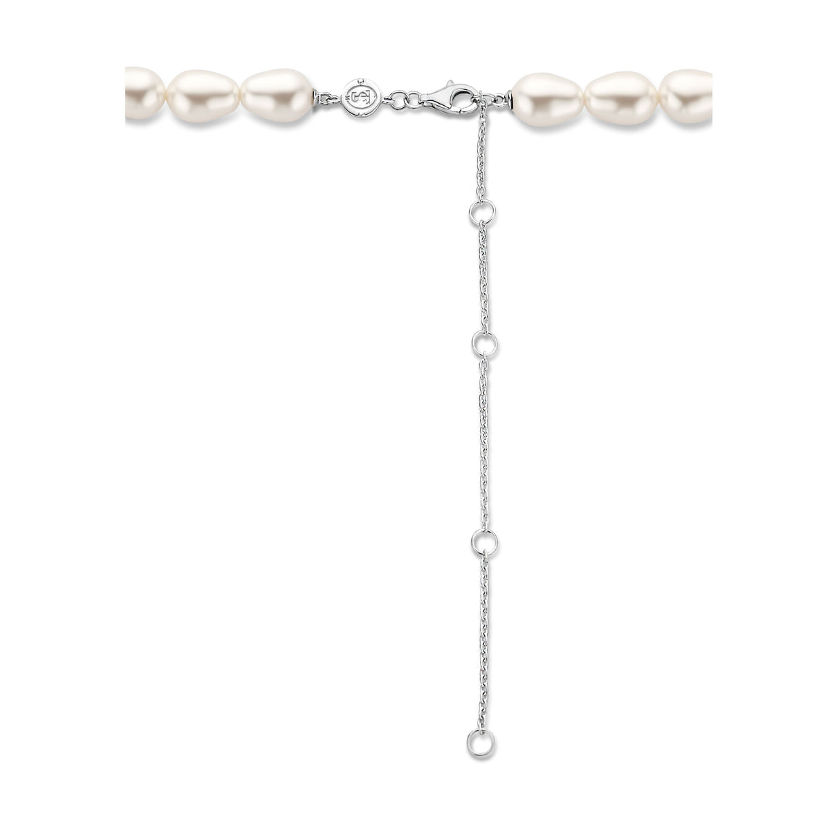Ti Sento Baroque Pearl White Necklace - Michael Jones Jeweller