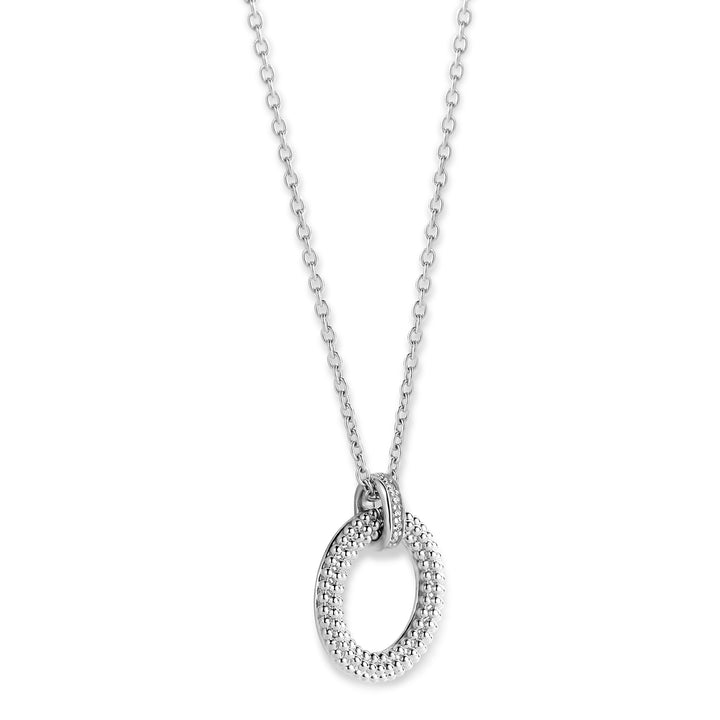 Ti Sento Cubic Zirconia Bubble Loop Necklace - Michael Jones Jeweller