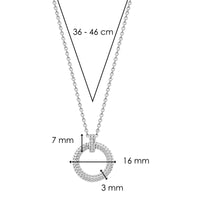 Ti Sento Cubic Zirconia Bubble Loop Necklace - Michael Jones Jeweller