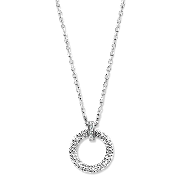 Ti Sento Cubic Zirconia Bubble Loop Necklace - Michael Jones Jeweller